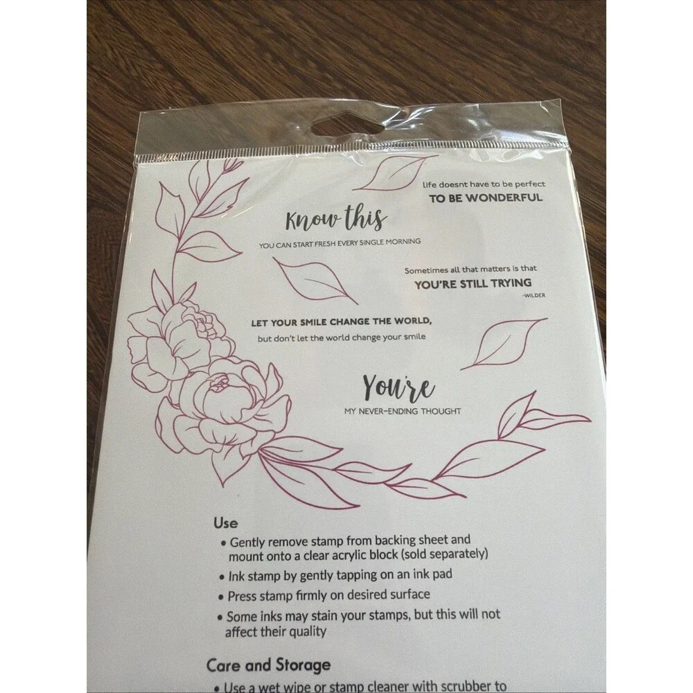 Altenew Inspirational Quotes sentiments flowers floral